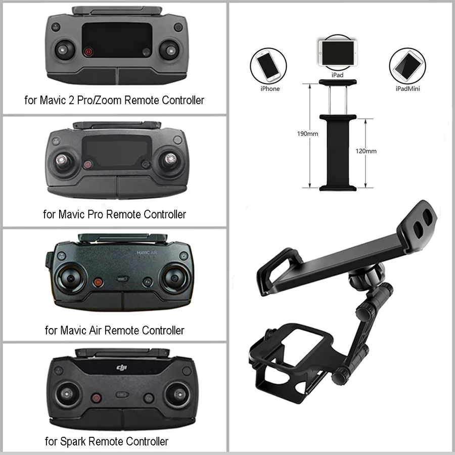 Держатель для телефона и планшета подставка монитора iPhone iPad совместимый с DJI Mavic