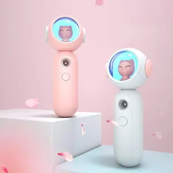 

Cat Shape Nano Spray Water Replenishing Device Mini Beauty Device Handheld Portable Face Steaming Humidifier