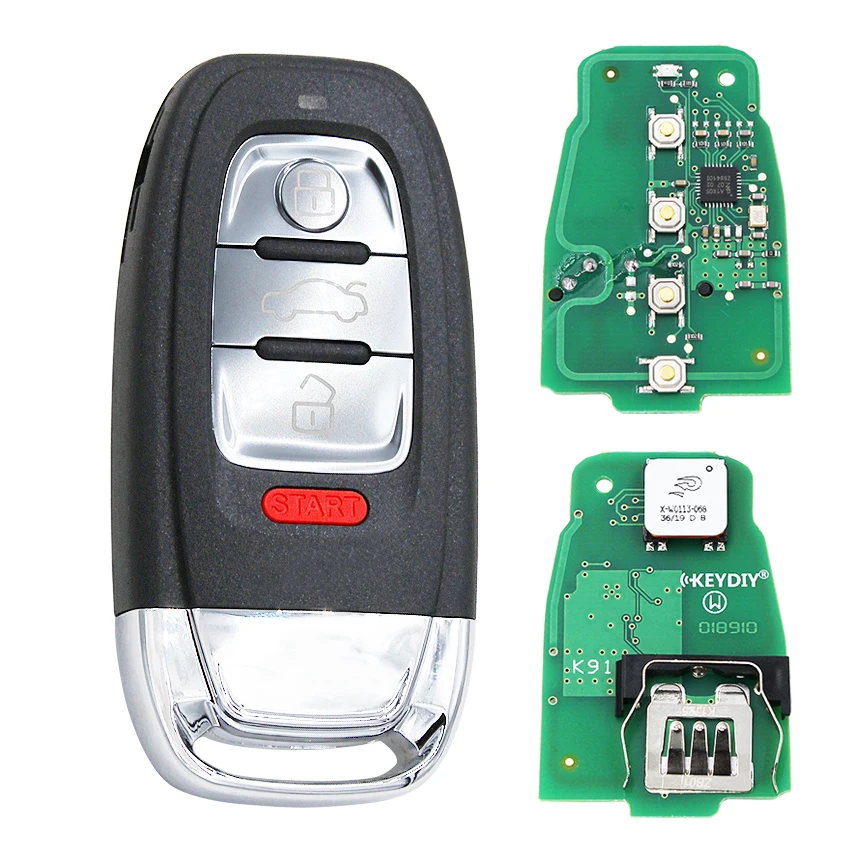 KEYDIY ZB01 Универсальный 3+ 1/4 кнопки смарт-ключ для KD-X2 KD900 ключи Дистанционного набор запасных частей для более чем 2000 моделей