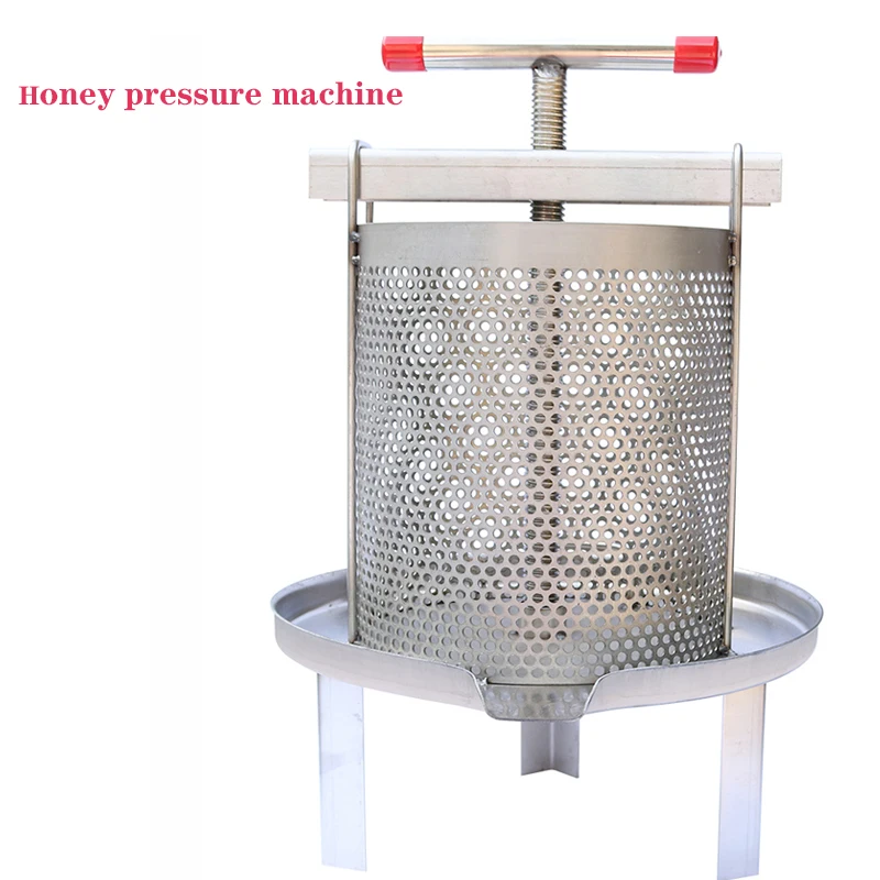 

Household Honey Press Stainless Steel Wine Press Commercial Beekeeping Machine Honey Squeezer Solid Honey Extraction Separator