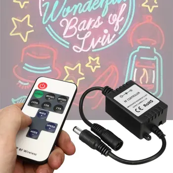 

LED Neon Sign Lighting Transformer Adaptor Wireless RF Controller Dimmable Set Neon Light Remote Control Lighting Accessories