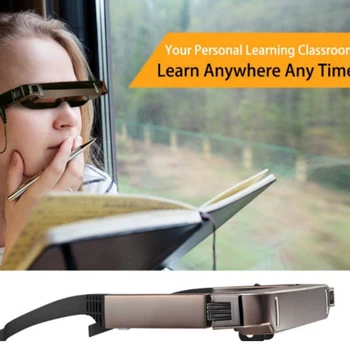 

Vision 800 Smart Android WiFi Glasses 80" Wide Screen 5MP Camera Bluetooth 3D Video Glasses Side By Side Video Support TF Card