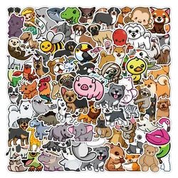 10/50/100Pcs Mignon Animal De Bande Dessinée Autocollants Moto Bagage Guitare Cool Graffiti Autocollant Imperméable À L'eau Autocollants Enfants Jouets Pour Les Filles 