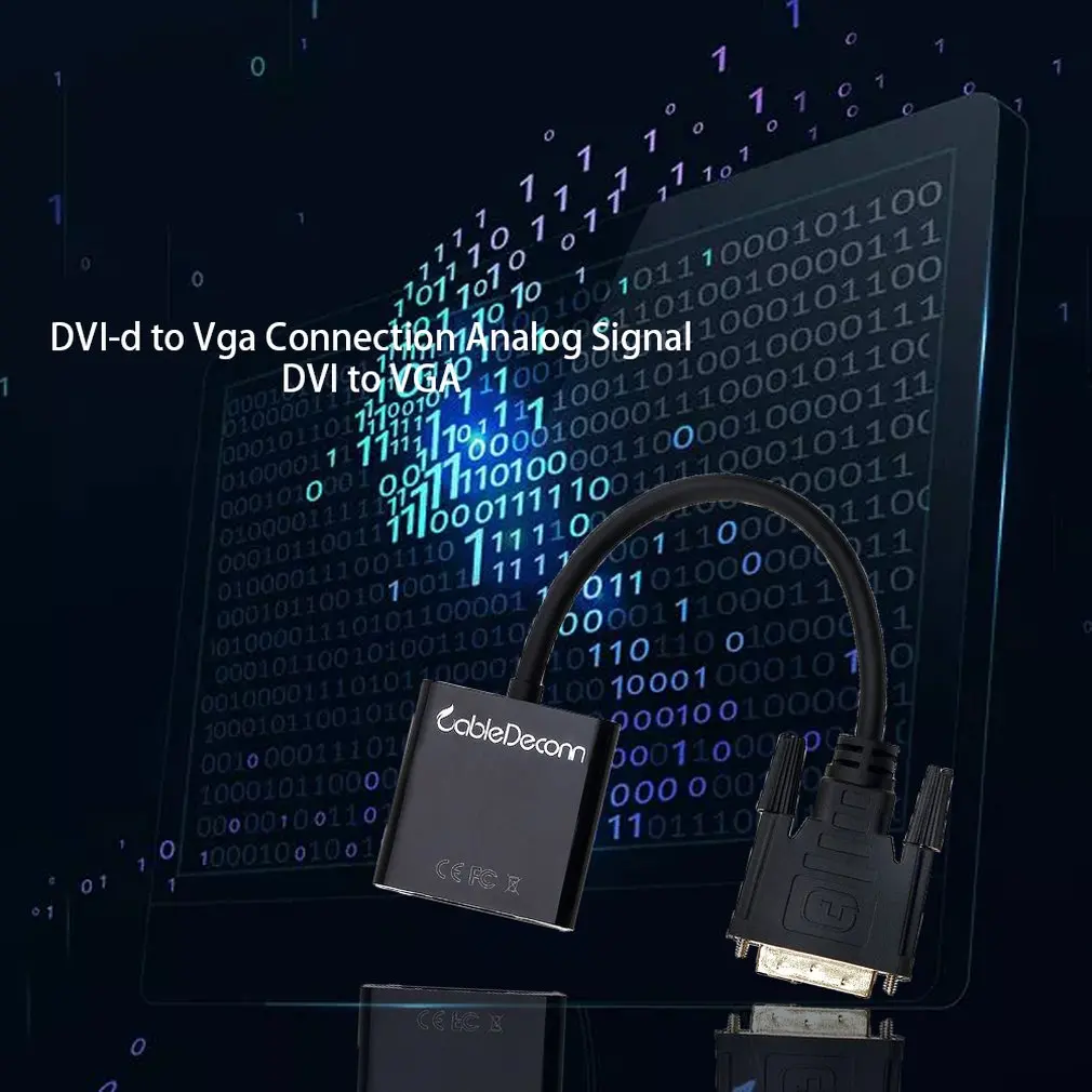 DVI-D VGA адаптер видео кабель конвертер DVI-D VGA активный 1080P для проектора ТВ ПК