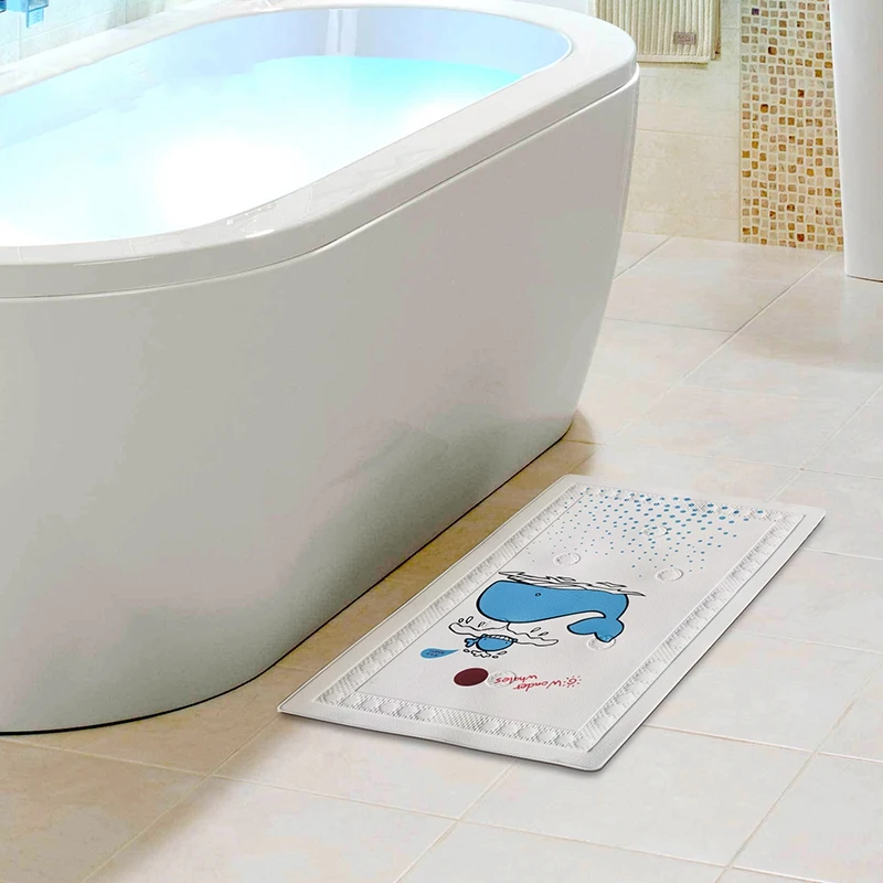Нескользящий коврик для купания младенцев, термочувствительный цвет, изменение температуры воды, коврик для купания младенцев, противоскользящее покрытие из ПВХ, детский купальный коврик