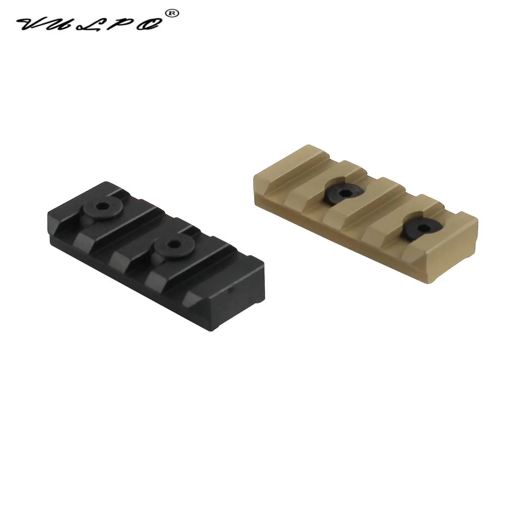 VULPO Тактический Keymod 4 слота Пикатинни сегмент CNC Алюминиевое Крепление для Handguard BK