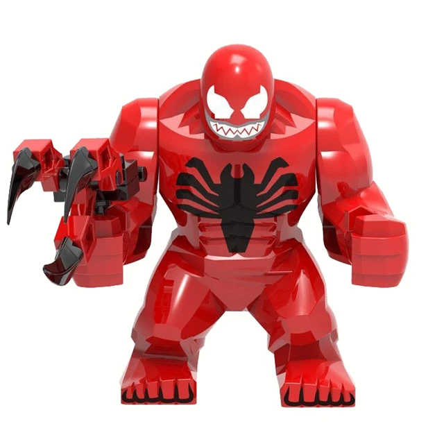 New Avengers Hulk Spiderman Iron Anime Figure Venom 2 Wolverine Super Heroes Building Blocks Toys For Children Boy Girls Gift 4