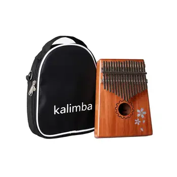 

GECKO 17 Keys Kalimba Mbira African Mahogany Finger Thumb Piano Wooden Keyboard Percussion Musical Instrument Gift K-T17M