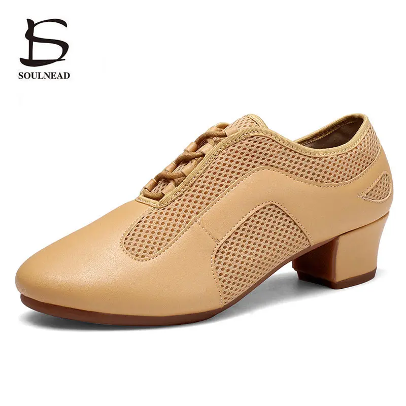 Dance Shoes Women Jazz Salsa Latin Ballroom Training Shoe Ladies Girls Soft Sole Tango Bachata Modern Dancing Female Sneakers dance shoes