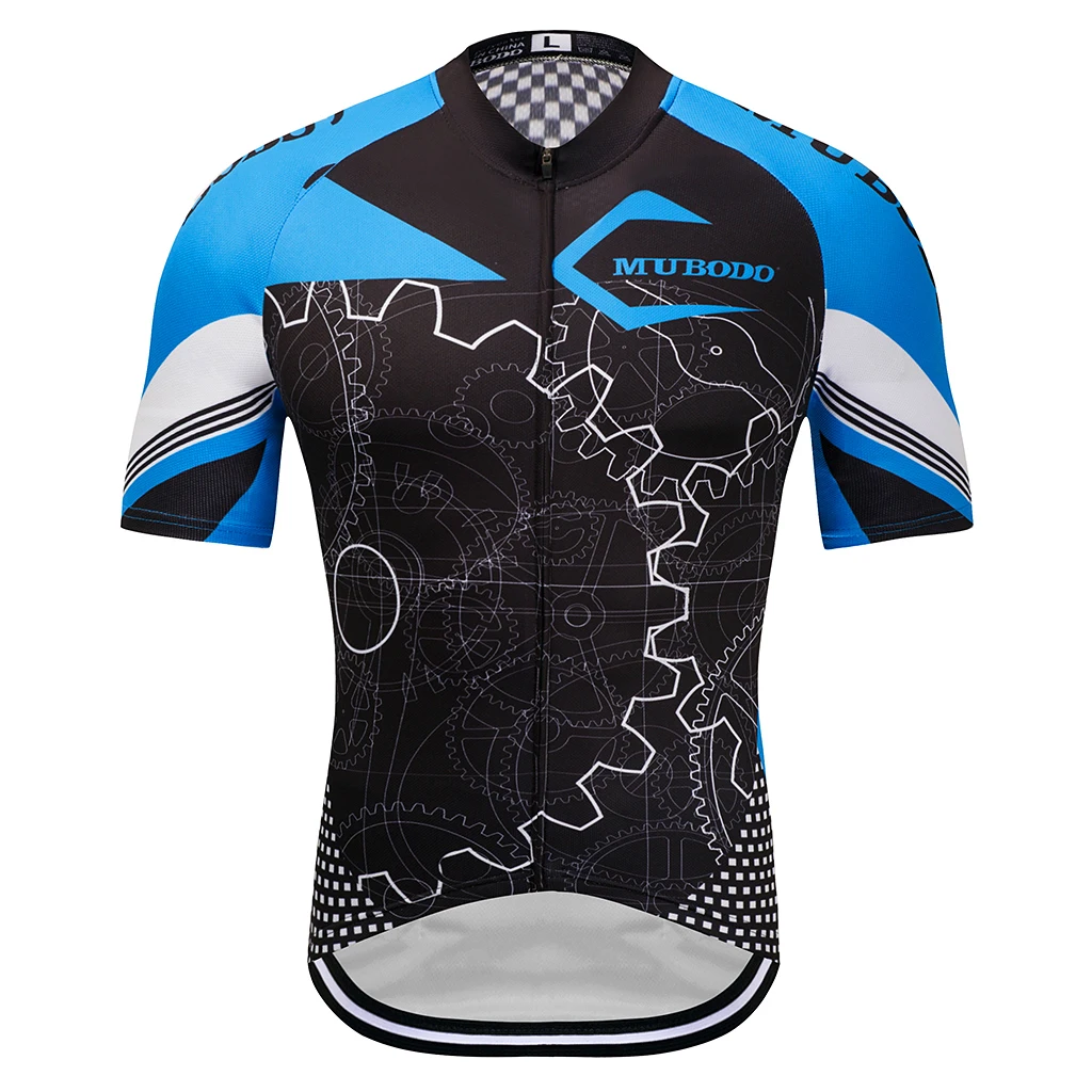 MU-028 Blue Летняя национальная команда Велоспорт Джерси Mtb форма для мужчин s короткие Ropa Ciclismo велосипедная одежда быстросохнущая велосипедная одежда для мужчин - Цвет: MU-028 Blue