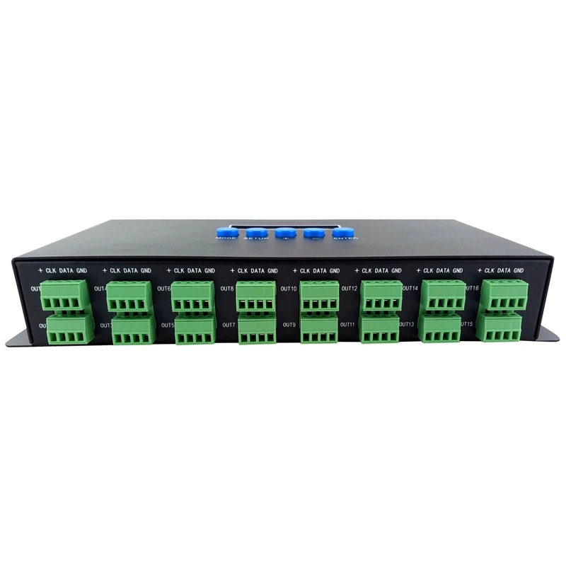Двойной порт 16 каналов Artnet для Spi / Dmx Ws2811 Ws2812B Sk6812 2801 8806 светодиодный пиксельный