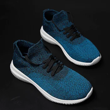 

2019 Breathable Casual Shoes Men Fly Weave Sneakers Krasovki Tenis Masculino Summer Trainers Male Scarpe Uomo Ayakkabi Chaussure