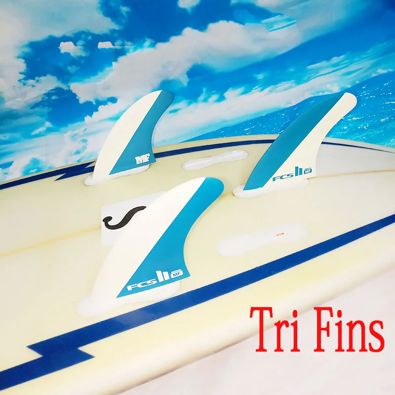 BiLong FCS II, двойной плавник для серфинга, задний плавник FCS II MF, плавник из высококачественного поликарбоната для управляемого сильного серфинга