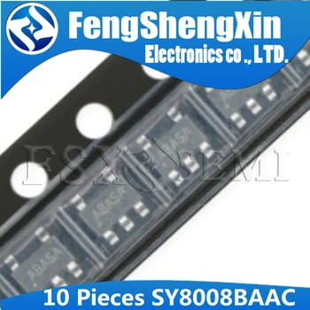 

10pcs SY8008B SOT23-5 SY8008BAAC SOT-23 SY8008 SOT 1.5MHz, 0.6A/1A/1.2A Synchronous Step Down Regulator