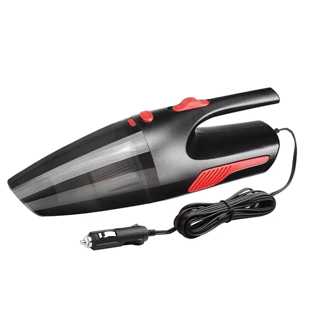 Автомобильный пылесос 12V 120W Мини Портативный Мокрый Сухой Ручной тряпка для авто дома X66 - Цвет: black