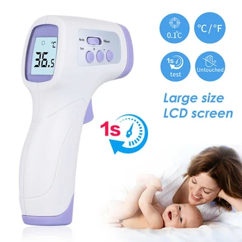 

Non-contact LCD Digital Non-contact IR Infrared Infrared Temperature Meter Forehead Body Adult Temp Tester
