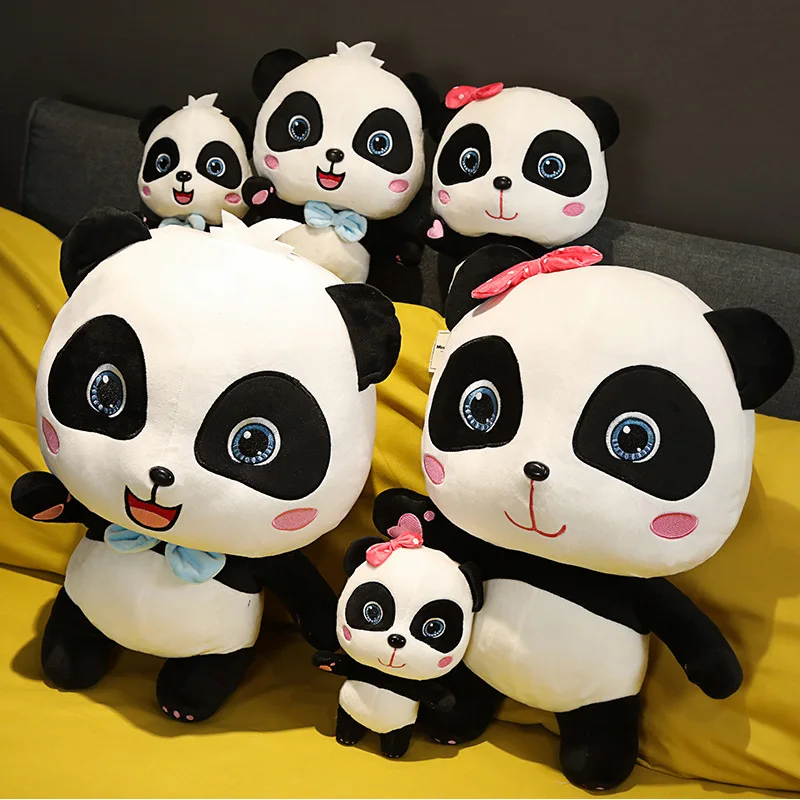 BabyBus New 22cm Cute Panda Plush Toys Hobbies Cartoon Animal Stuffed Toy Dolls for Kids Boys