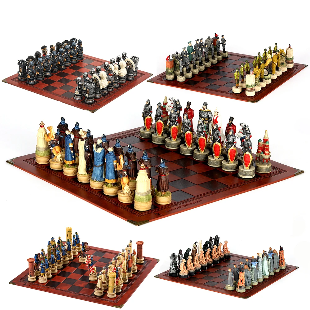 正規取扱店 大阪 Geng彼のkhan Vs Rusiaウォーテーマチェスセット 32 3dフィギュア 彫刻 チェスピース エンボスボード付き 緊急特価 Pos Ultimatefosters Com