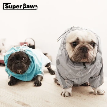 

Fashion Pet Dog Reflective Raincoat Clothes For Small Dog French Bulldog Pug Waterproof Clothes Raining Outdoor Costumes XIC01