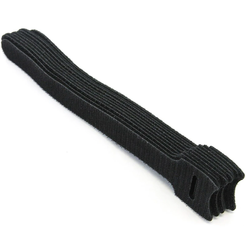 Nylon Hook and Loop Cord Wire Ties Reusable Cable Straps Hot 20 Pcs Polyester