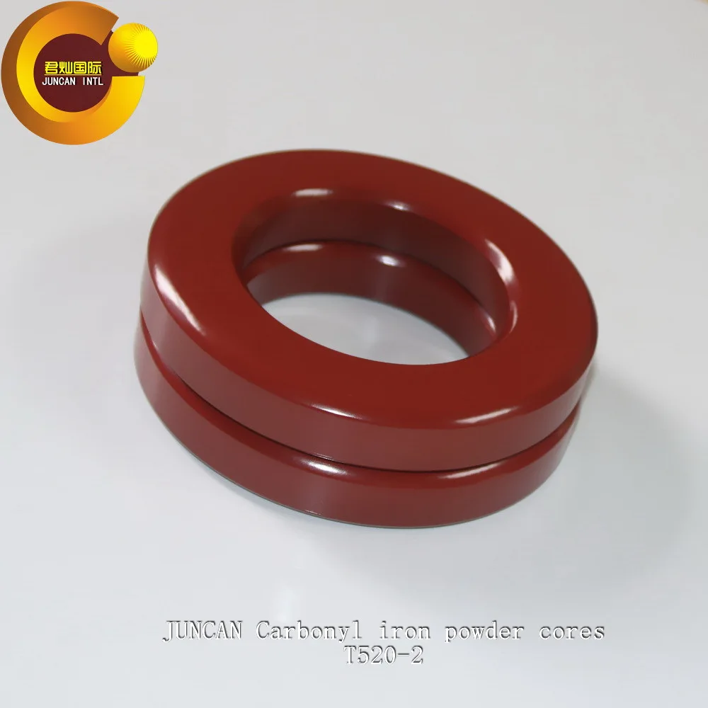 de alta frequencia do nucleo magnetico ferro po ferro carbonilo anel magnetico ferrite vermelho cinzento ht 03