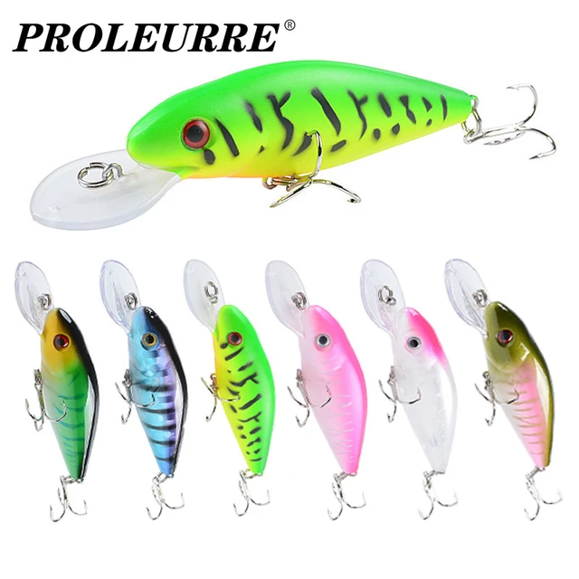 1pcs Plastic Hard Fishing Lures Floating Minnow Wobblers 10cm 11.5g For  Bass Artificial Bait Treble