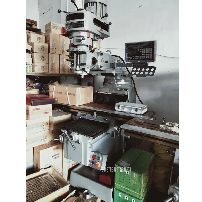 

R4 Milling Machine Industrial Mold Processing Milling Machine Tools Vertical Milling Machine 220V/380V 50Hz 305x1370mm(12"x 54")