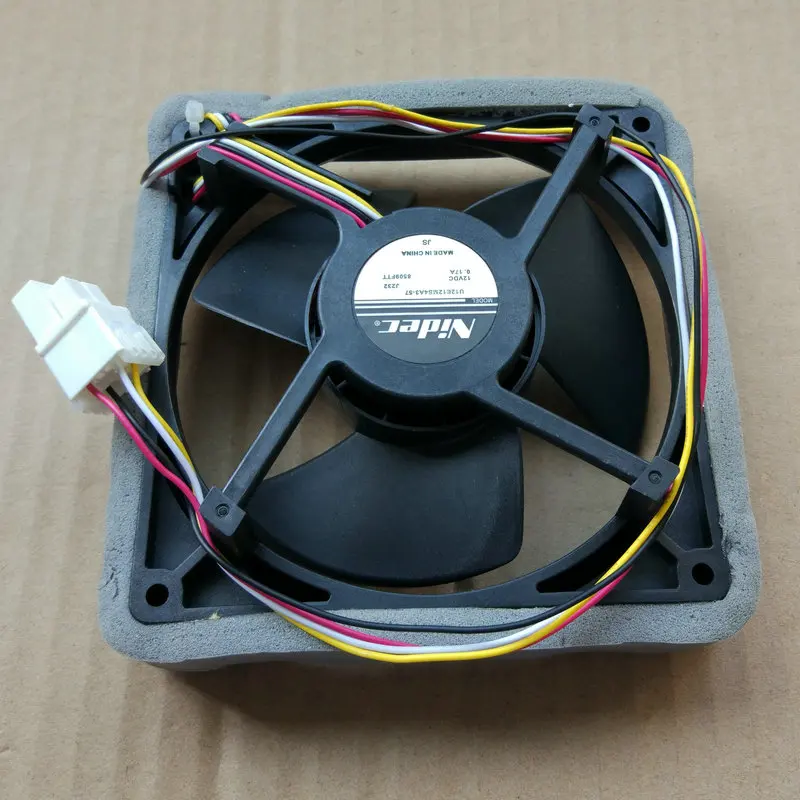 Шасси-вентилятор Nidec U12E12MS4A3-57 J232 DC12V 0.17A 4 линии для холодильника Вентилятор охлаждения