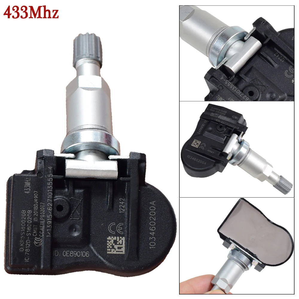 1 шт. Автомобильный датчик TPMS Датчик давления в шинах 103460200A 1034602-00-A 433 МГц для Tesla модель S модель X давление в шинах