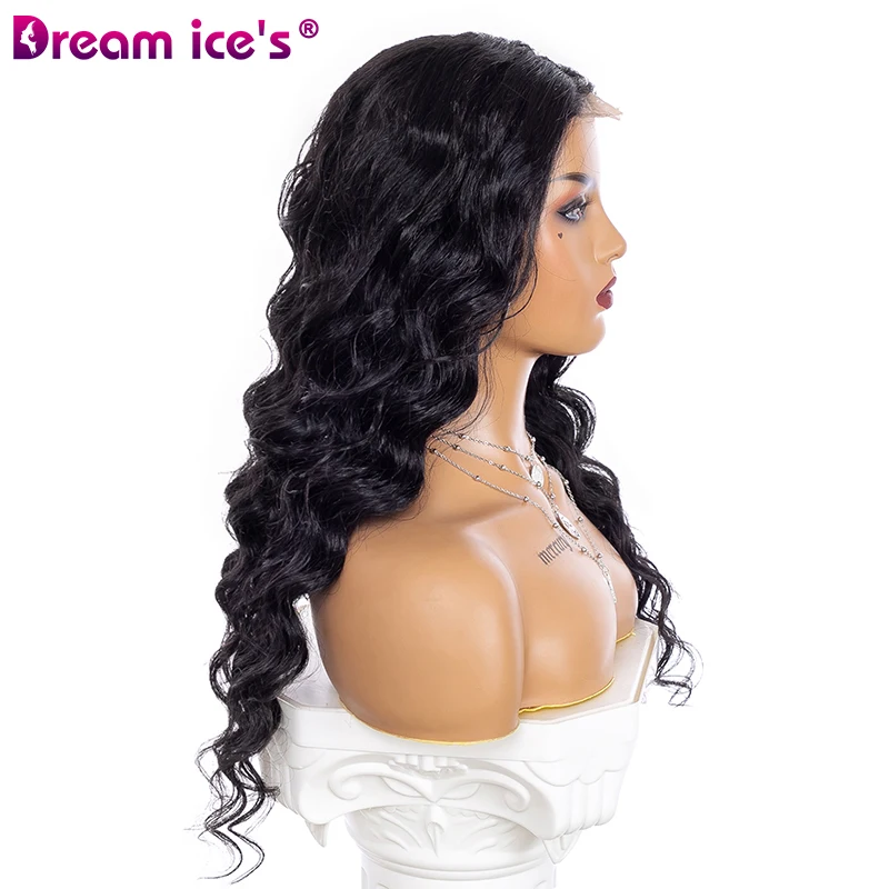 Longas da Parte Dianteira do Laço de Yaki em Linha Reta com Fechamento Sintética para Preto Perucas Polegada Encaracolado 80% Cabelo Humano Mistura Peruca Cosplay Feminino 4x4 20 11 de yaki em linha reta com fechamento
