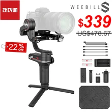 Zhiyun Weebill S Портативный 3-осевой ручной шарнирный стабилизатор для камеры GoPro OLED Дисплей для цифровой однообъективной зеркальной камеры Canon EOS R A7III A7M3 Z6 Z7 S1 беззеркальных камер Zhiyun Weebill S Портативный 3-осевой ручной шарнирный стабилизатор для камеры GoPro OLED Дисплей для цифровой однообъективной зеркальной камеры Canon EOS R A7III A7M3 Z6 Z7 S1 беззеркальных камер