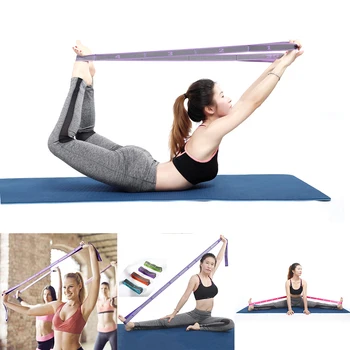 

NEW Yoga Belt Professional Gymnastics Supplies Adult Girl Latin Trainer Stretch Resistance Band Training Fitness Elastic Band
