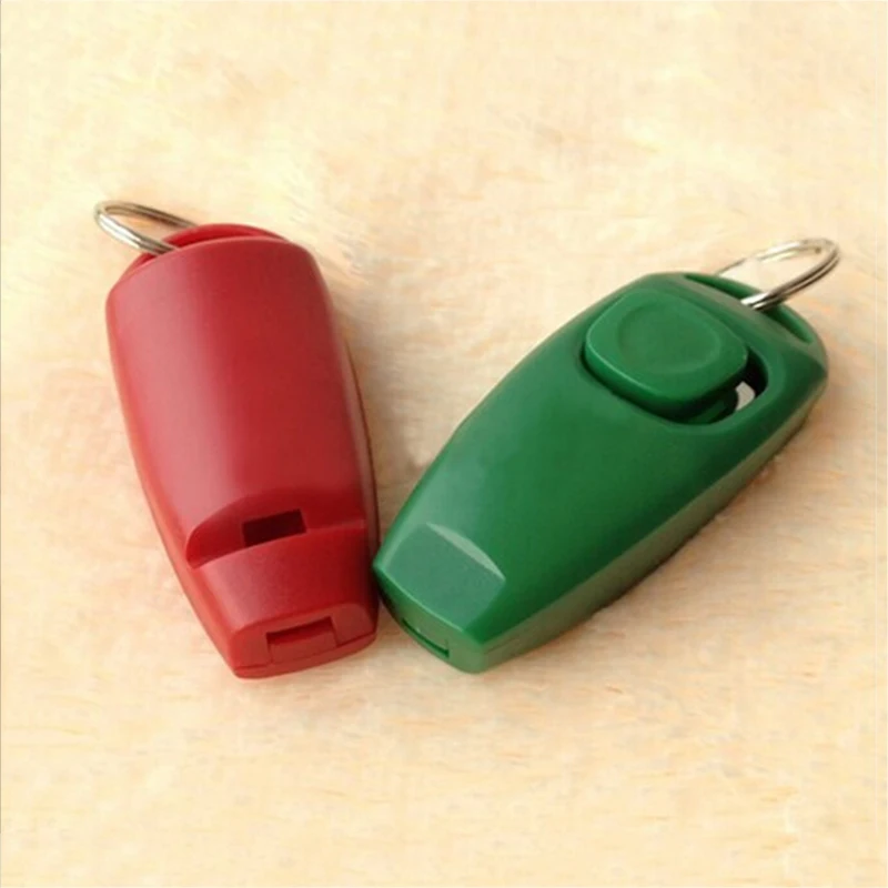 Click Dog Training Accessories Lovely Fashion Dog Click Clicker Training Products Clicker Trainer Three Colors