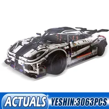 MOC 4789 Technic Koenigsegged супер спортивная гоночная машина, городская модель, гоночный автомобиль, строительные блоки, кирпичи, детские игрушки, подарки