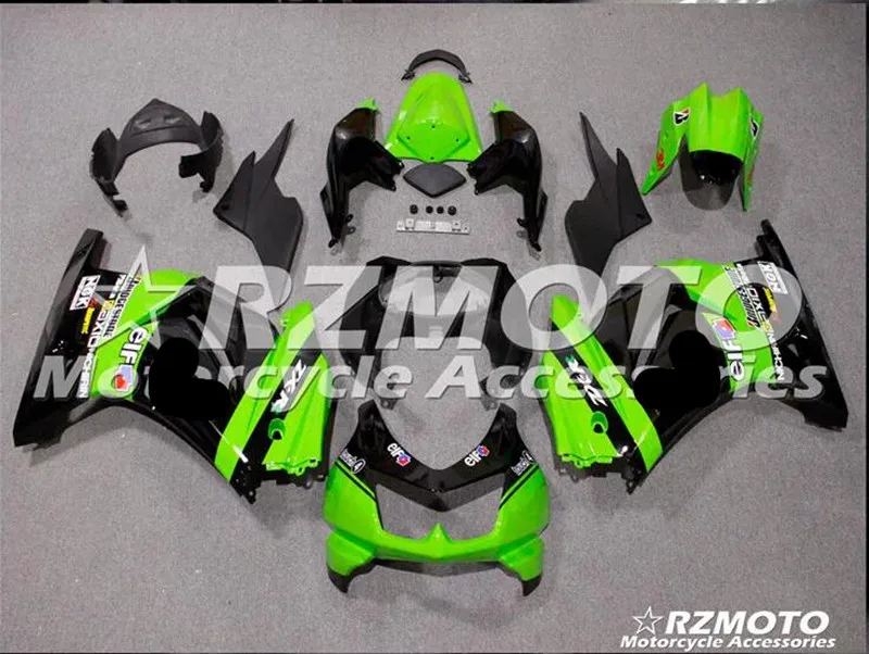 Мотоциклетный обтекатель abs комплект для Kawasaki Ninja250 2008 2009 2010 2011 2012 корпусные детали moldStore № 0057