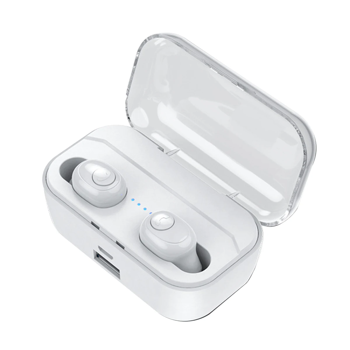 G6s bluetooth 5,0 наушники светодиодный дисплей TWS Ture беспроводные стерео мини наушники IPX7 водонепроницаемые спортивные 2200/3500 мАч наушники - Цвет: G6S TWS (Black)