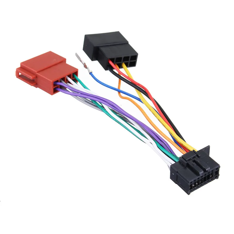 Cable de Audio conector de arnés de cableado ISO para reproductor de Radio estéreo de línea trasera de CD de coche de pines para Pioneer 2003-on - AliExpress Automóviles y motocicletas