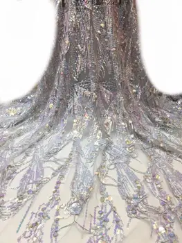 

best quality CiCi-10.4710 embroidered African Tulle Lace Fabric African French Lace Fabric with embroidery