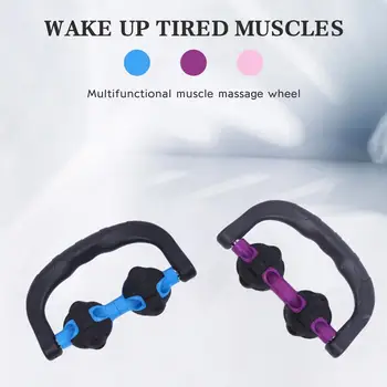 

Yoga Massage Stick Simple Relaxed PVC 3 Color Roller Gear Allaying Tiredness Back Sports Portable Massage Stick Fitness