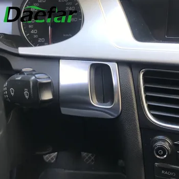 

Car Styling Keyhole Decorative Frame Cover Trim Stainless Steel Stickers Strip for Audi A4 B8 A5 8T S5 Auto Interior Accessories
