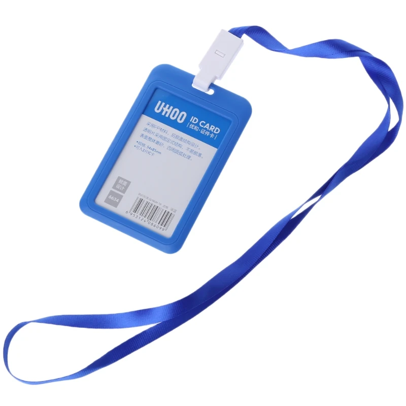 

PP ID Card Holder Candy Colors Name Tag Exhibition Cards Business Badge Holder