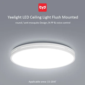 

Yeelight Led Ceiling Light 350x60mm Flush Mounted Anti-mosquito Design APP Control Voice Control ceiling lamp for Bedroom