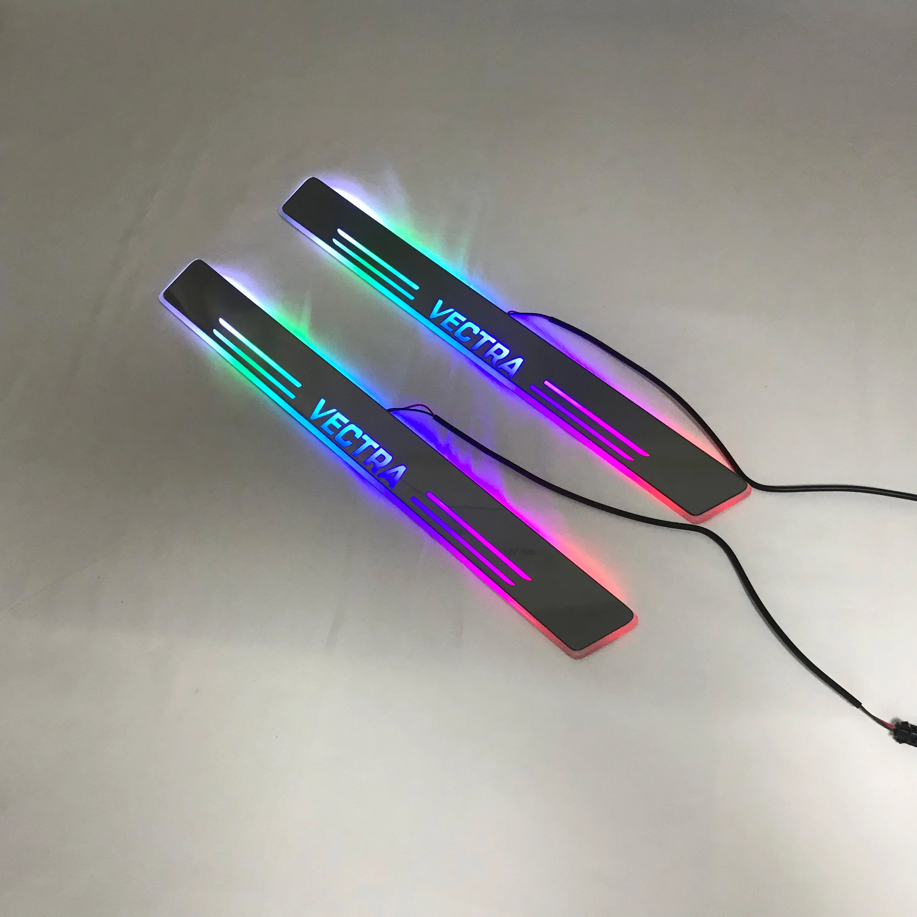 

Led moving door scuff for Opel vectra special-purpose dynamic door sill plate welcome lamp lining overlay Flow/fixed light