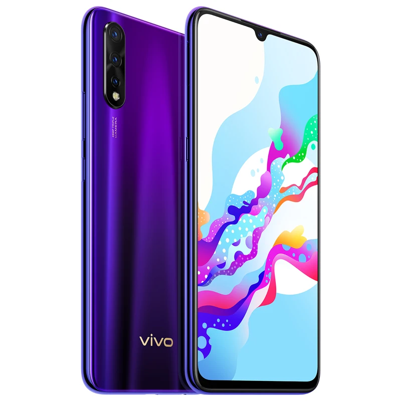 Оригинальный vivo Z5 Celular мобильный телефон Snapdragon 712 4500 мАч аккумулятор 48MP + 32MP камера