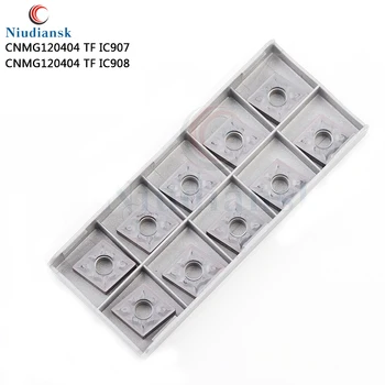 

High quality CNMG120404 TF IC907 IC908 External Turning Tools Carbide insert turning insert CNC Lathe cutter Tool