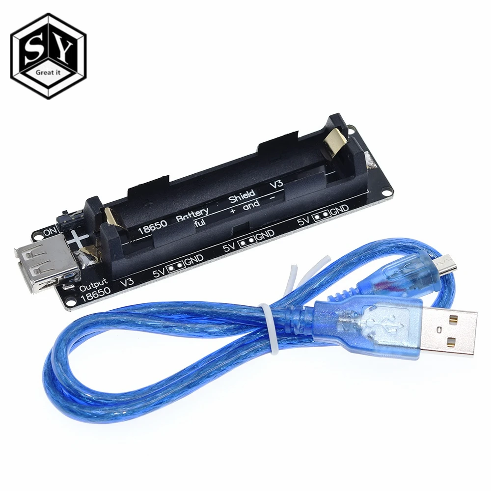 ESP32 ESP32S Wemos для Raspberry Pi 18650 Батарея заряда щит V3 Micro USB Порты и разъёмы Тип 0.5A Arduino