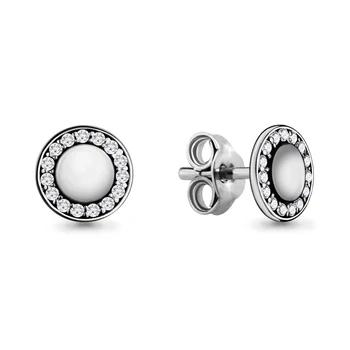 

AQUAMARINE stud with cubic, silver 925