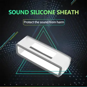 

Portable Silicone Case For Bose SoundLink Mini 1 2 Sound Link I II Bluetooth Speaker Protector Cover Skin Box Speakers Pouch Bag