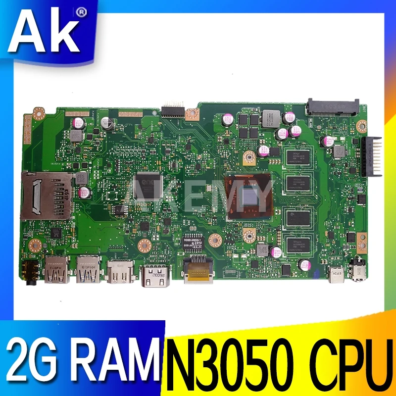 AK X540SA материнская плата для ноутбука For Asus VivoBook X540S X540 F540S тест оригинальная 2G RAM N3050