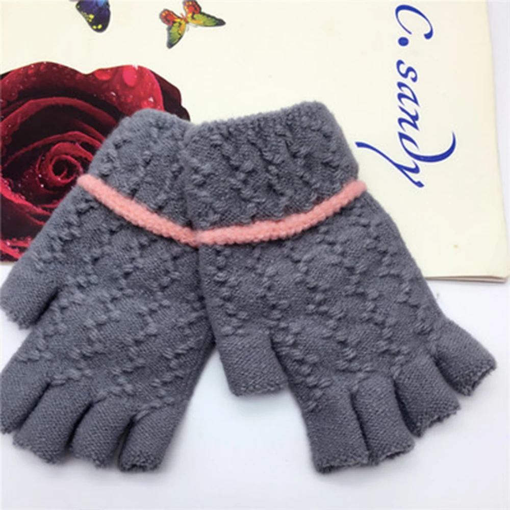 Lady Wool Mittens Motorcycle Warm Gloves Riding Glove Bicycle Mobile Phone Non Slip Winter